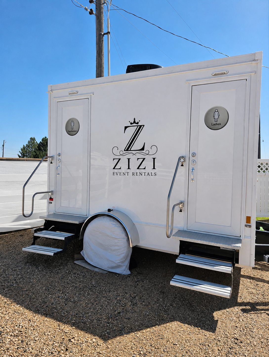2 Stall Unit luxury restroom trailer