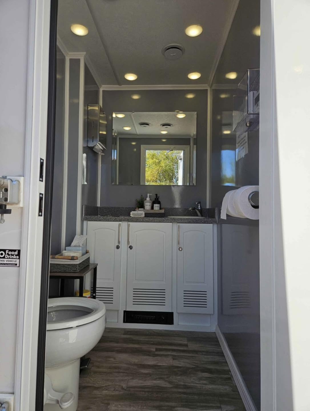 2-Stall Luxury Restroom Trailer photo 2