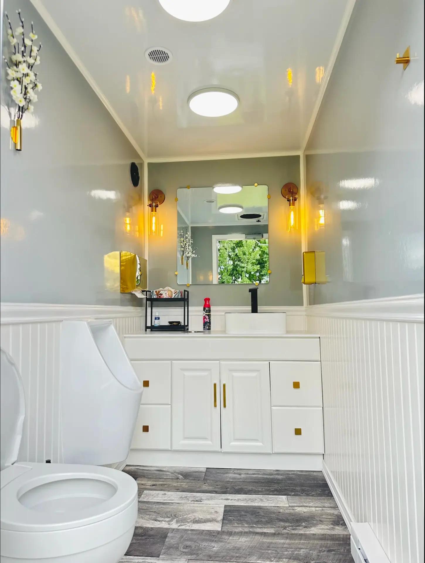 3-Stall Luxury Restroom Trailer photo 3