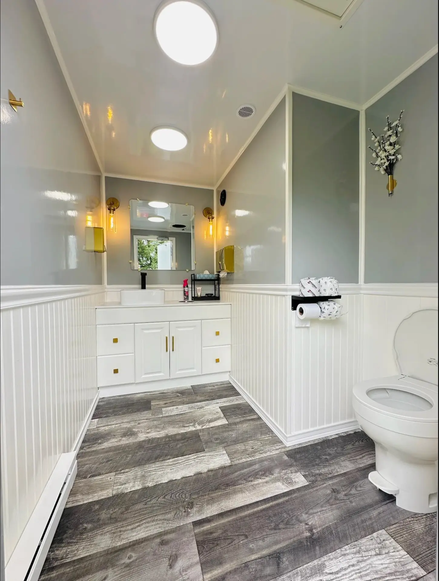3-Stall Luxury Restroom Trailer photo 4