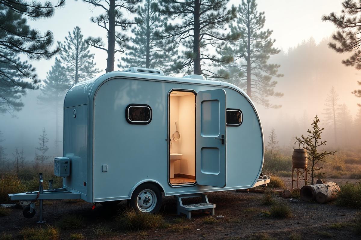 Luxury restroom trailer at retreats